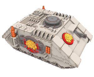 Military - Oldphant: Main Battle Tank V2 - A Relic of Damocles' Conquest, imperial, post-apocalyptic empire, usable for tabletop wargame