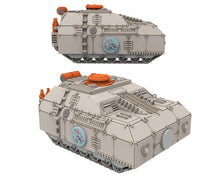 Charger l&#39;image dans la galerie, Military - Suneemon Heavy Transport - A Relic of Damocles&#39; Conquest, imperial, post-apocalyptic empire, usable for tabletop wargame
