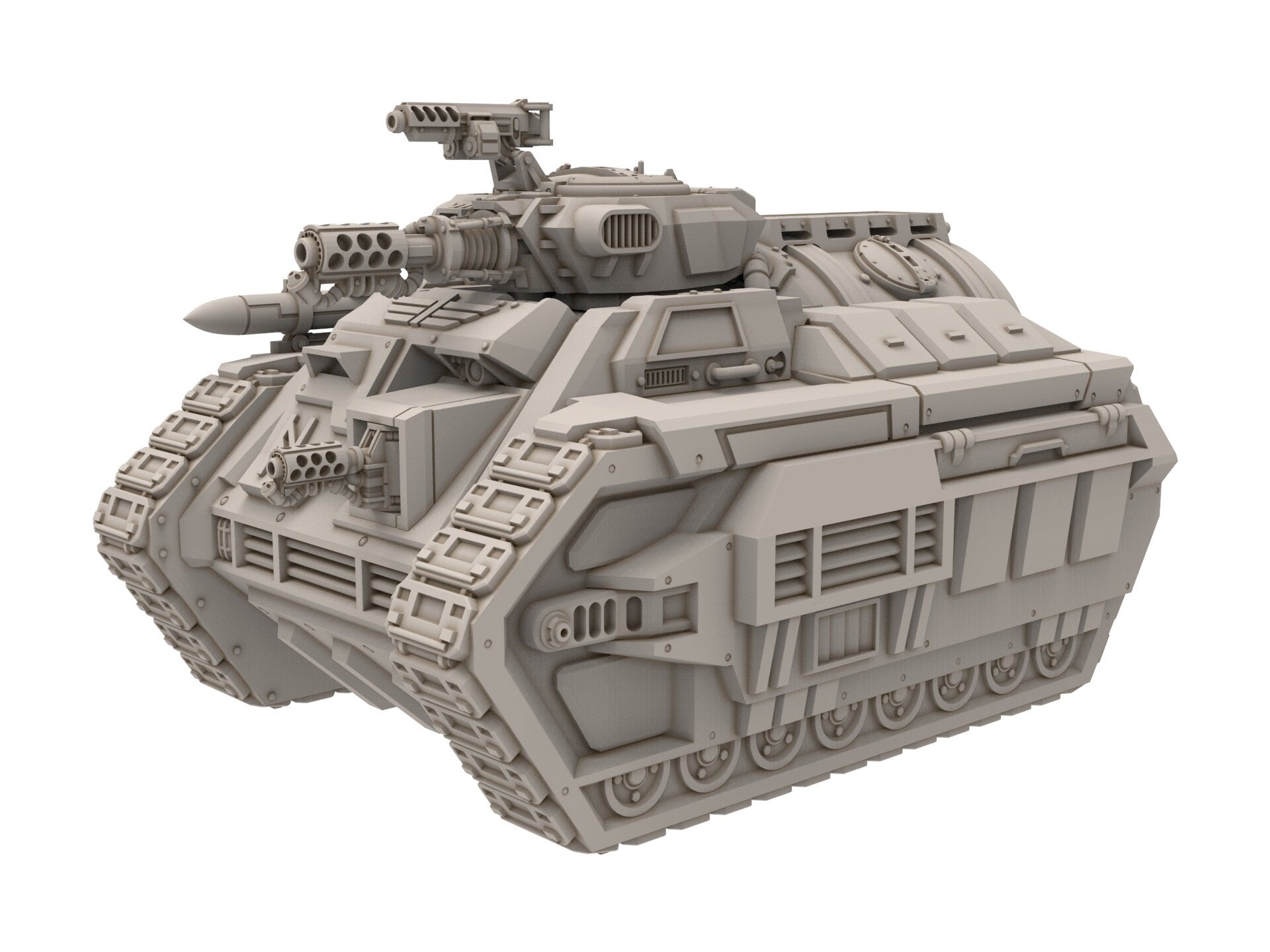 Rundsgaard - Hell Flamer Battle Tank, imperial infantry, post-apocalyptic empire, usable for tabletop wargame.