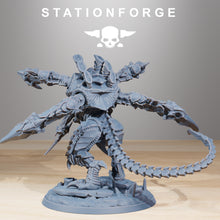 Charger l&#39;image dans la galerie, Fukai - Xenarid Ravage Howler, mechanized infantry, post apocalyptic empire, usable for tabletop wargame.
