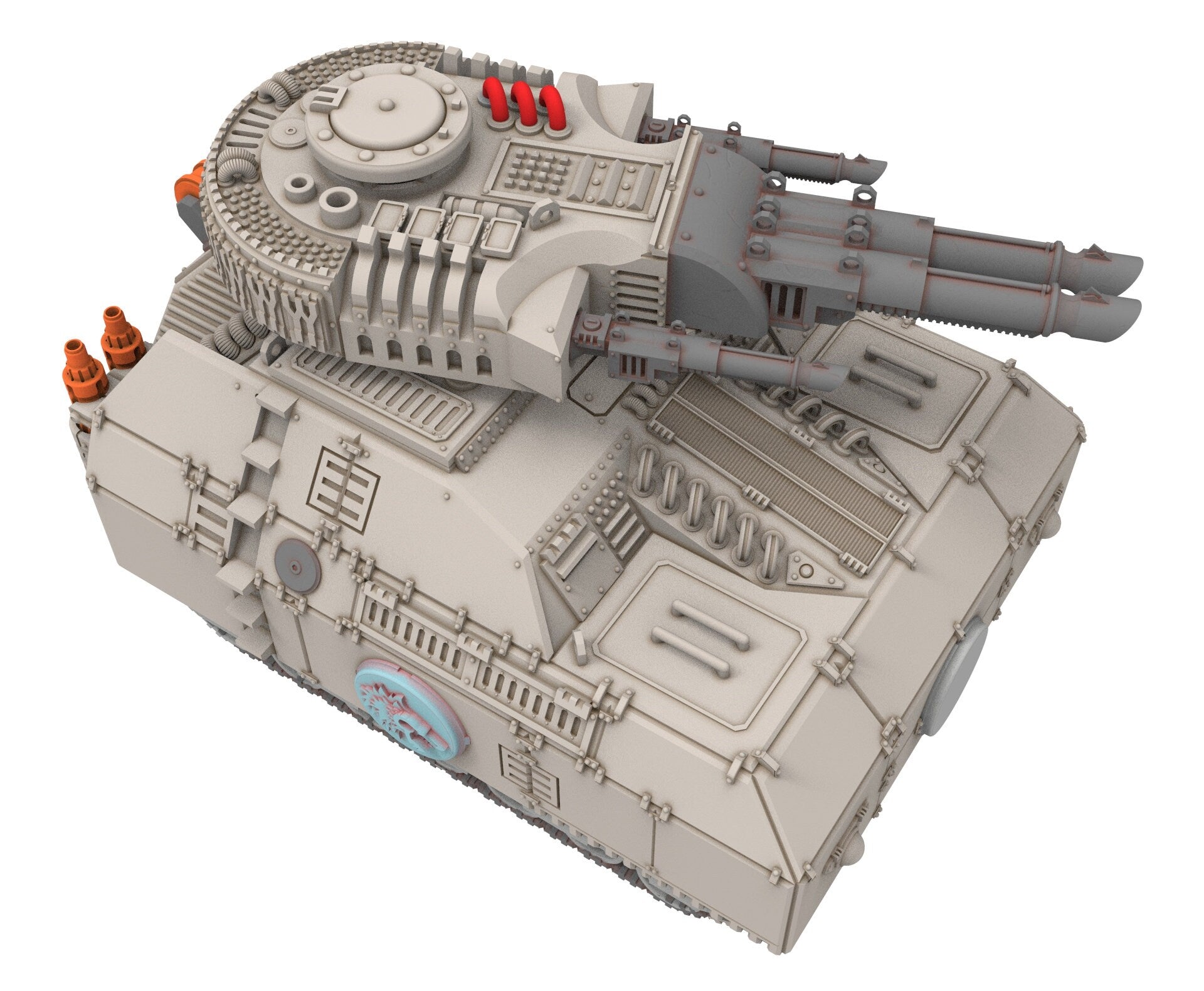 Military - Suneemon Heavy Tank - A Relic of Damocles' Conquest, imperial, post-apocalyptic empire, usable for tabletop wargame