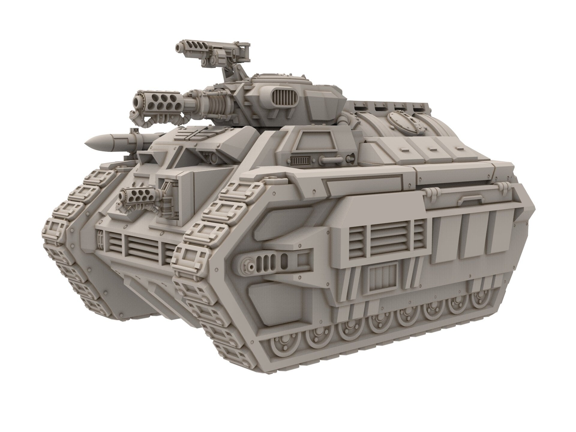 Rundsgaard - Hell Flamer Battle Tank, imperial infantry, post-apocalyptic empire, usable for tabletop wargame.