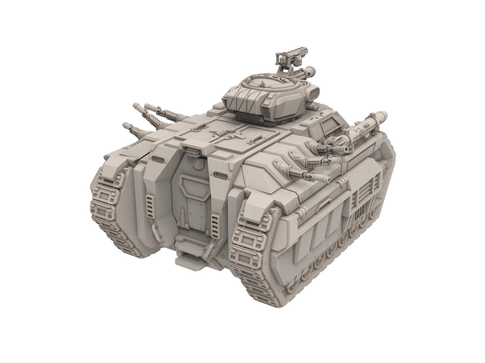 Rundsgaard - Transporting Troops Battle Tank, imperial infantry, post-apocalyptic empire, usable for tabletop wargame.