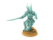 Load image into Gallery viewer, Dark city - Dark Blades, Clan Leader Dark eldar drow
