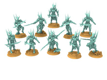 Load image into Gallery viewer, Dark city - Dark Blades, Clan Leader Dark eldar drow
