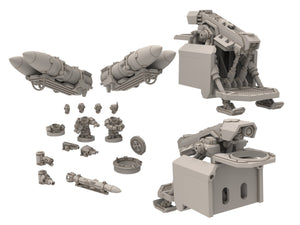 Rundsgaard - Multi Missiles Battle Tank, imperial infantry, post-apocalyptic empire, usable for tabletop wargame.