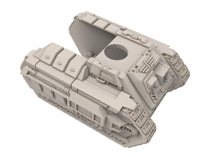 Rundsgaard - Heavy Artillery Battle Tank, imperial infantry, post-apocalyptic empire, usable for tabletop wargame.