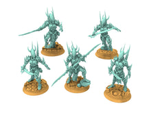 Load image into Gallery viewer, Dark city - Dark Blades, Clan Leader Dark eldar drow
