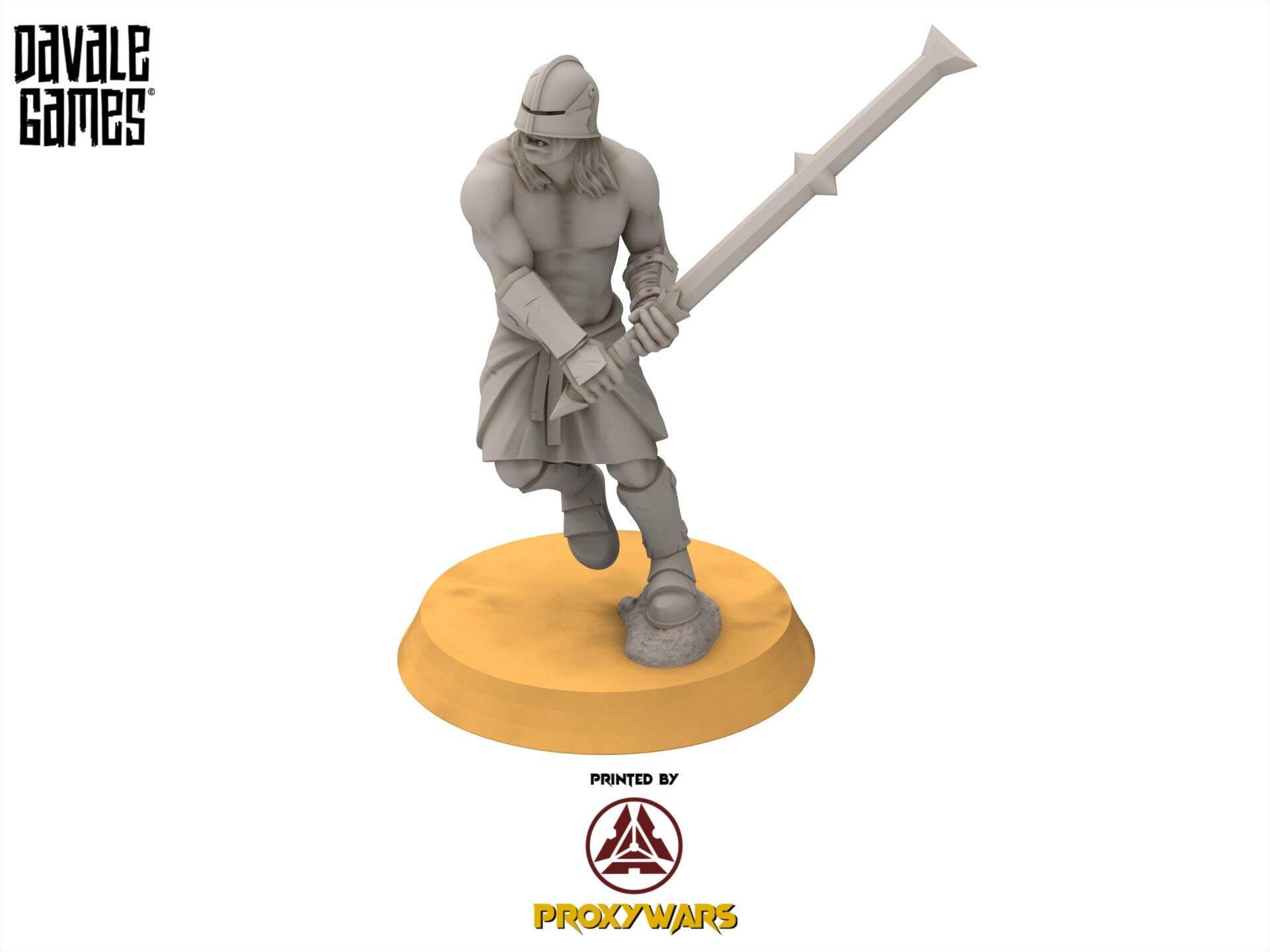 Orcs horde - Blood Handed Berserkers, Middle rings miniatures for wargame D&D, Lotr... Medbury miniatures