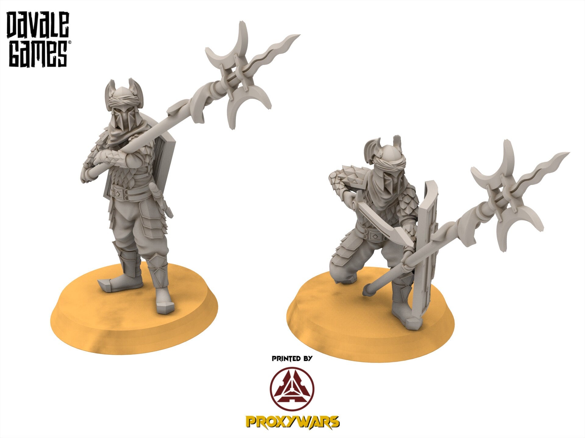 Easterling - Eastern Dragon Army Long Spear Warrior, Kandahar, Khwarezm, oriental, Rhur, miniatures for wargame D&D, Lotr...