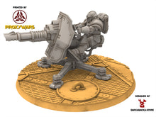 Charger l&#39;image dans la galerie, Legio Prima - Victrix Support Turret, mechanized infantry, post apocalyptic empire, usable for tabletop wargame.
