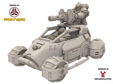 Charger l&#39;image dans la galerie, Legio Prima - Сataphract Сurrus, mechanized infantry, post apocalyptic empire, usable for tabletop wargame.
