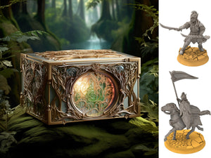Dwarves - Mystery box realms under the mountain, Discounted surprise army starter, Middle rings miniatures for wargame D&D, Lotr...