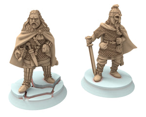 Vendel Era - Wiglaf Iconic Hero, Epic Warrior of the sagas, 7 century, miniatures 28mm, wargame Historical Saga... Medbury miniature