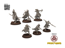 Load image into Gallery viewer, Rivandall - Bloody Elven Exiled wanderers, Last Hight elves from the West, Middle rings Davales miniatures pour wargame D&amp;D, SDA...
