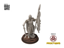 Load image into Gallery viewer, Rohan - Riders of Warhorses Banner, Knight of Rohan, the Horse-lords, rider of the mark, minis for wargame D&amp;D, Lotr...
