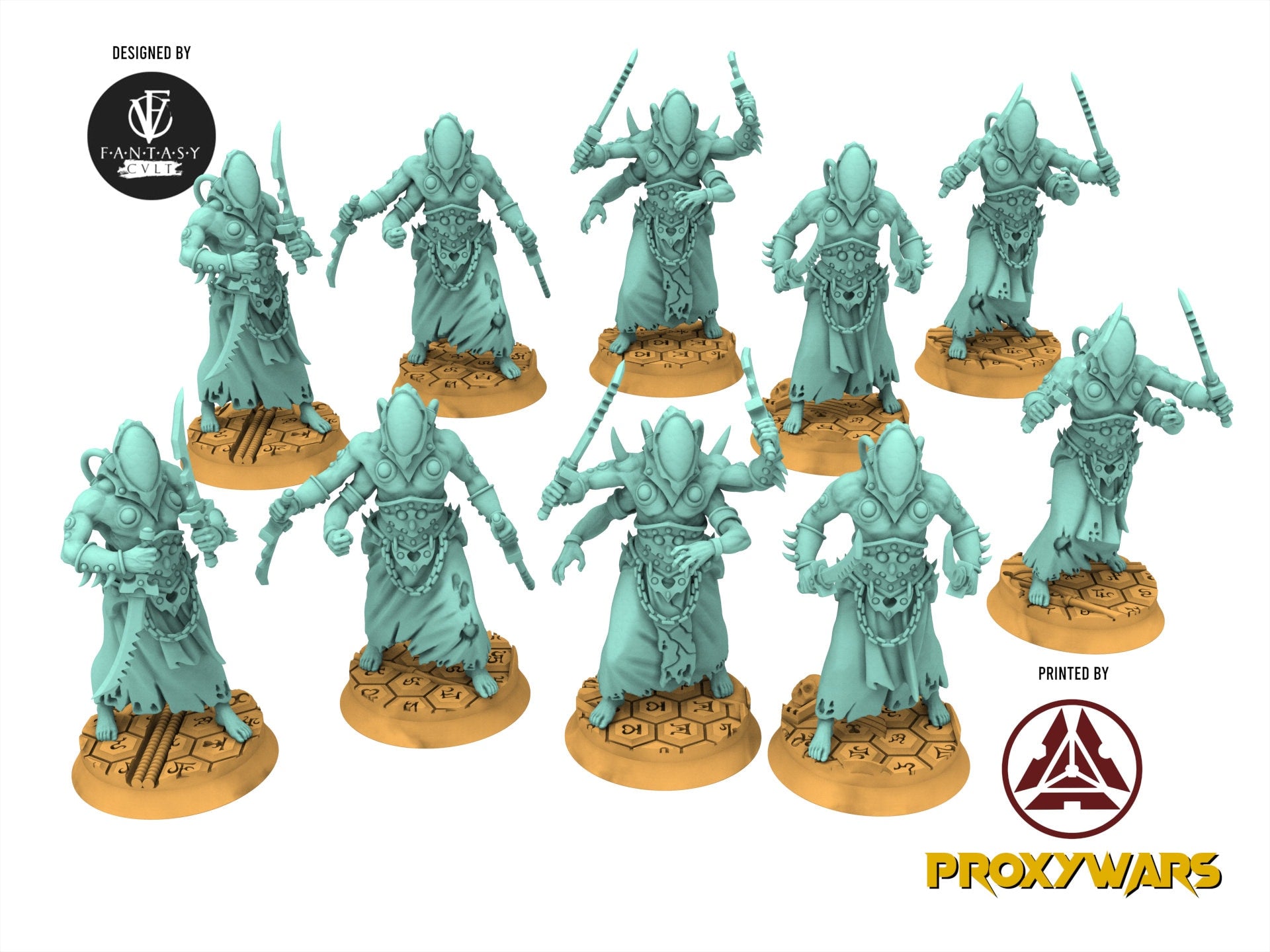 Dark City - Dark Flayers, Leader of The Obsessed Tortured warriors, Sadistic soldiers Dark eldar drow