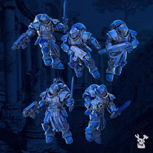Charger l&#39;image dans la galerie, Legio Prima - Impetum Alis Squad, mechanized infantry, post apocalyptic empire, usable for tabletop wargame.
