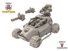 Charger l&#39;image dans la galerie, Legio Prima - Сataphract Сurrus, mechanized infantry, post apocalyptic empire, usable for tabletop wargame.
