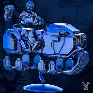 Legio Prima - Airus Cursors Squad, mechanized infantry, post apocalyptic empire, usable for tabletop wargame.