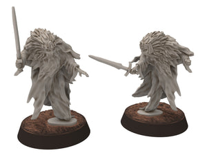 Undead Ghosts - specters of the tombs, galgals of the shire, Ghosts of the old world miniatures for wargame D&D, Lotr...