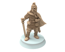Charger l&#39;image dans la galerie, Vendel Era - King Beowulf Iconic Hero, Epic Warrior of the sagas, 7 century, miniatures 28mm, wargame Historical Saga... Medbury miniature
