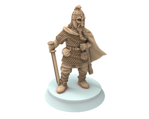 Vendel Era - Heardred Iconic Hero, Epic Warrior of the sagas, 7 century, miniatures 28mm, wargame Historical Saga... Medbury miniature