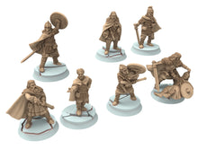 Charger l&#39;image dans la galerie, Vendel Era - King Beowulf Iconic Hero, Epic Warrior of the sagas, 7 century, miniatures 28mm, wargame Historical Saga... Medbury miniature
