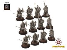 Load image into Gallery viewer, Lakecity - Mini bundle of lakecity Torgorod, hero Lake, dragon, Misty Mountains, Town miniatures for wargame D&amp;D, Lotr... Khurzluk Miniature
