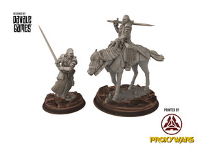 Gandor - Old Prince, of the west hight humans, miniatures for wargame D&D, Lotr... Davale