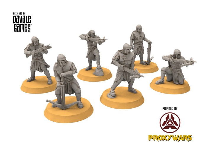 Orcs horde - Orc infanterie spearmen, Orc warriors warband, Middle rings miniatures pour wargame D&D, SDA...
