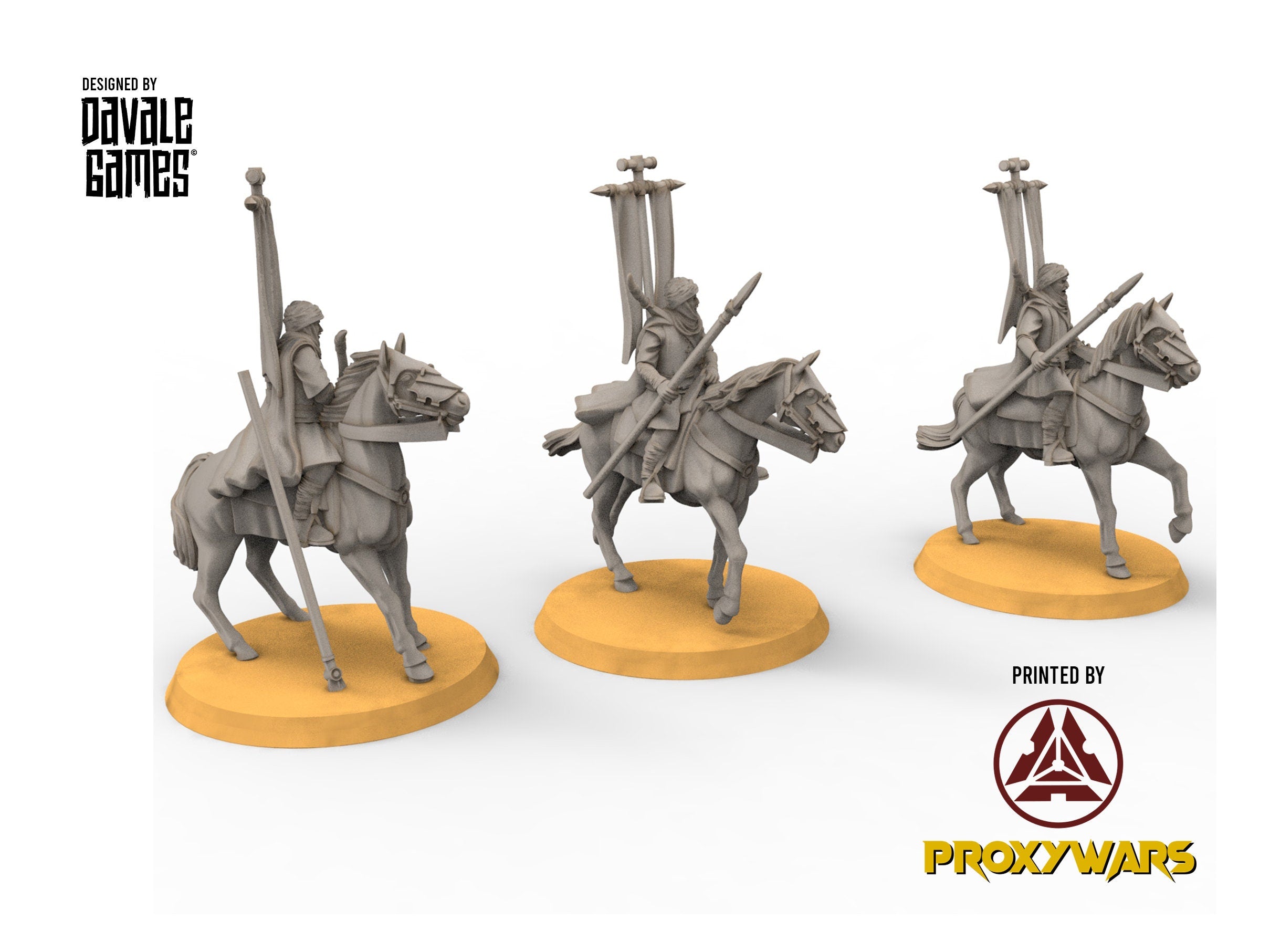 Harad - Desert warriors, Riders men swordmen, Berber nomads, Harad Bedouin Arabs Sarazins miniatures for wargame D&D, Lotr...