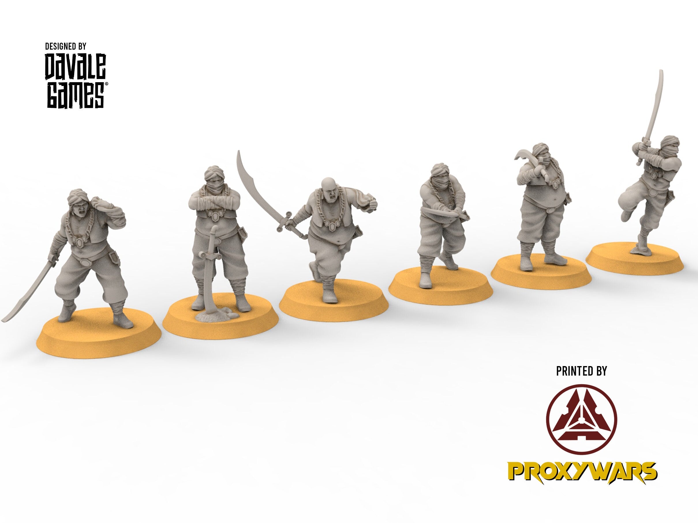 Harad - Desert warriors, southern Merchant guardsmen, Berber nomads, Harad Bedouin Arabs Sarazins miniatures for wargame D&D, Lotr...