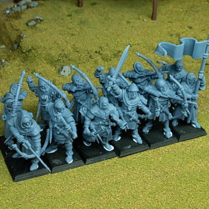 Arthurian Knights - Gallia Archer, for Oldhammer, king of wars, 9th age