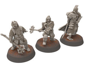 Undead Ghosts - Halfmen momies of the old battlefield, marshland of the east, Ghosts of the old world miniatures for wargame D&D, LOTR...