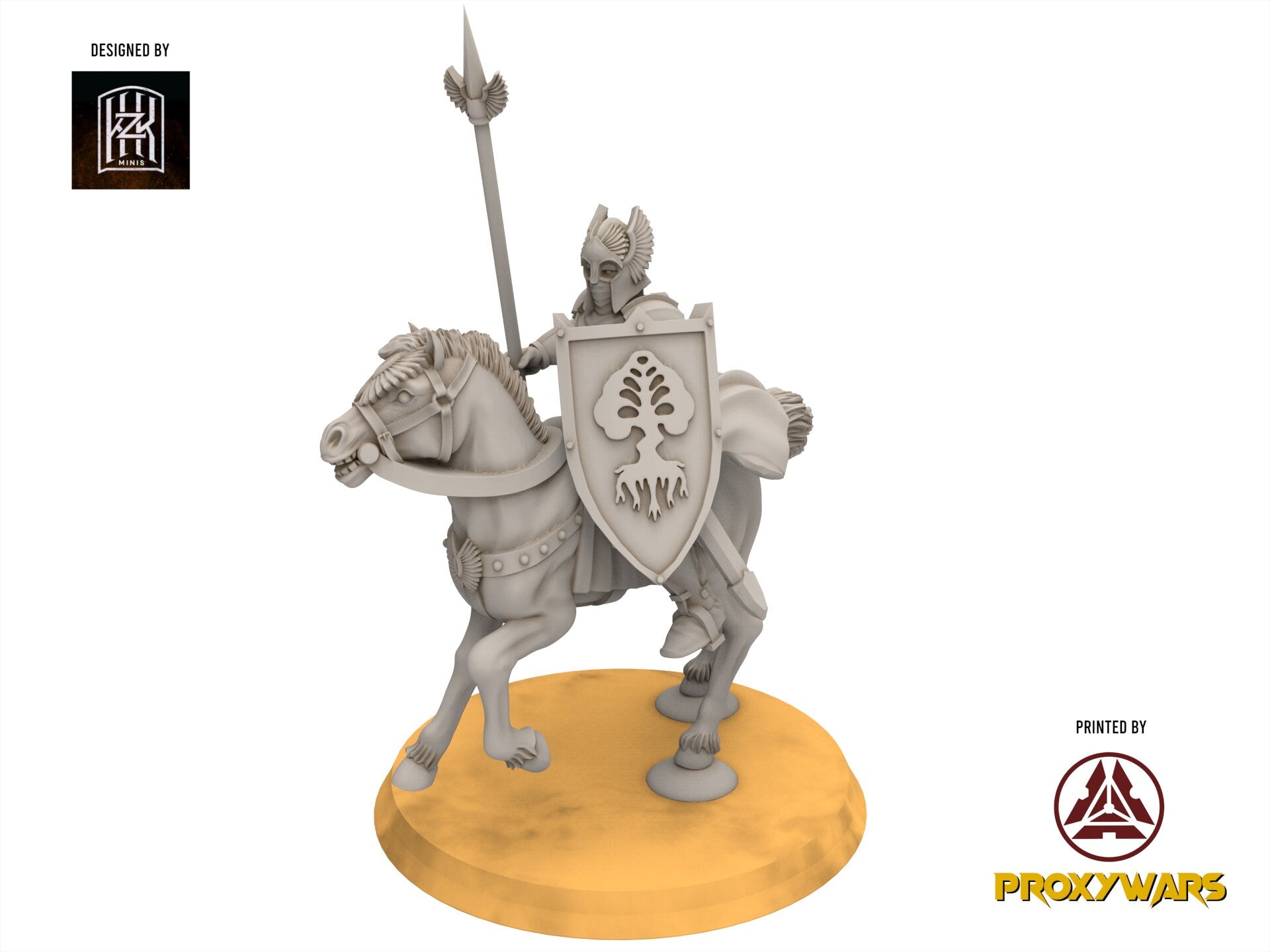 Gandor - Riders of the Citadel, Defender of the city wall, miniature for wargame D&D, Lotr... Khurzluk Miniatures