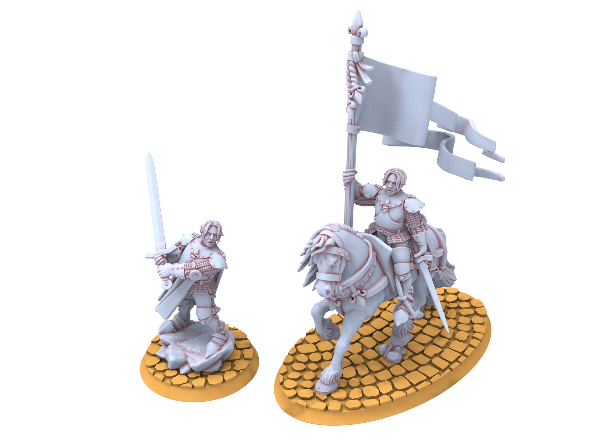 Arthurian Knights - Baroness of Gallia, for Oldhammer, king of wars, 9th age