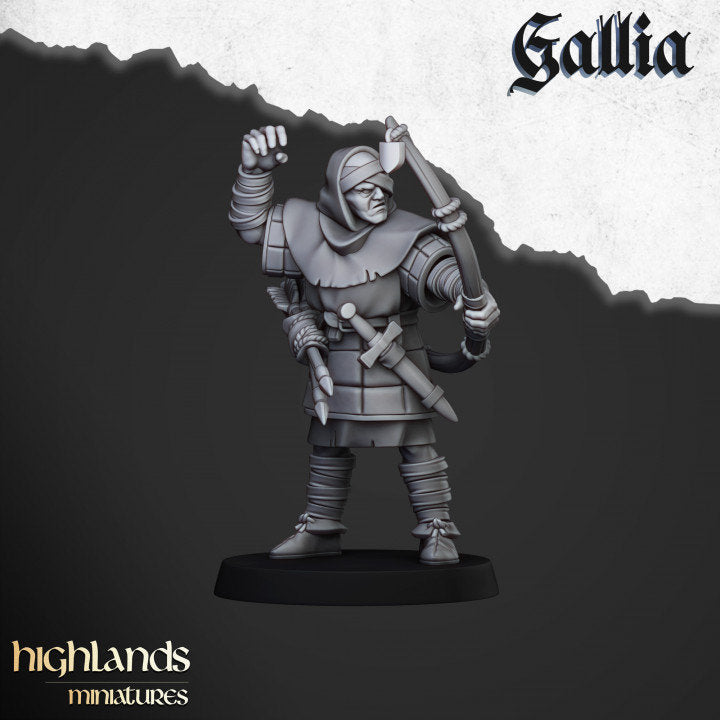 Arthurian Knights - Gallia Archer, for Oldhammer, king of wars, 9th age