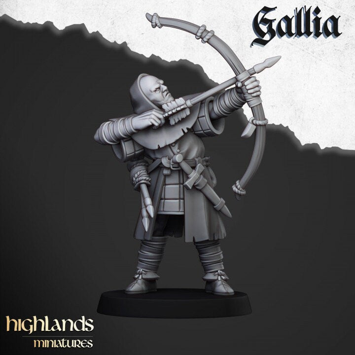 Arthurian Knights - Gallia Archer, for Oldhammer, king of wars, 9th age