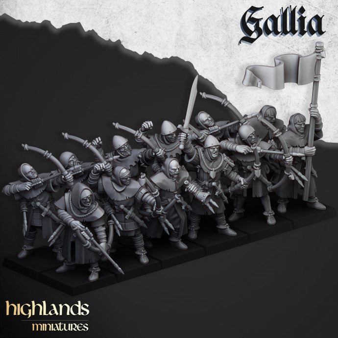 Arthurian Knights - Gallia Archer, for Oldhammer, king of wars, 9th age