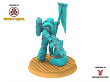 Charger l&#39;image dans la galerie, Legio Prima - Scylla Banner, mechanized infantry, post apocalyptic empire, usable for tabletop wargame.
