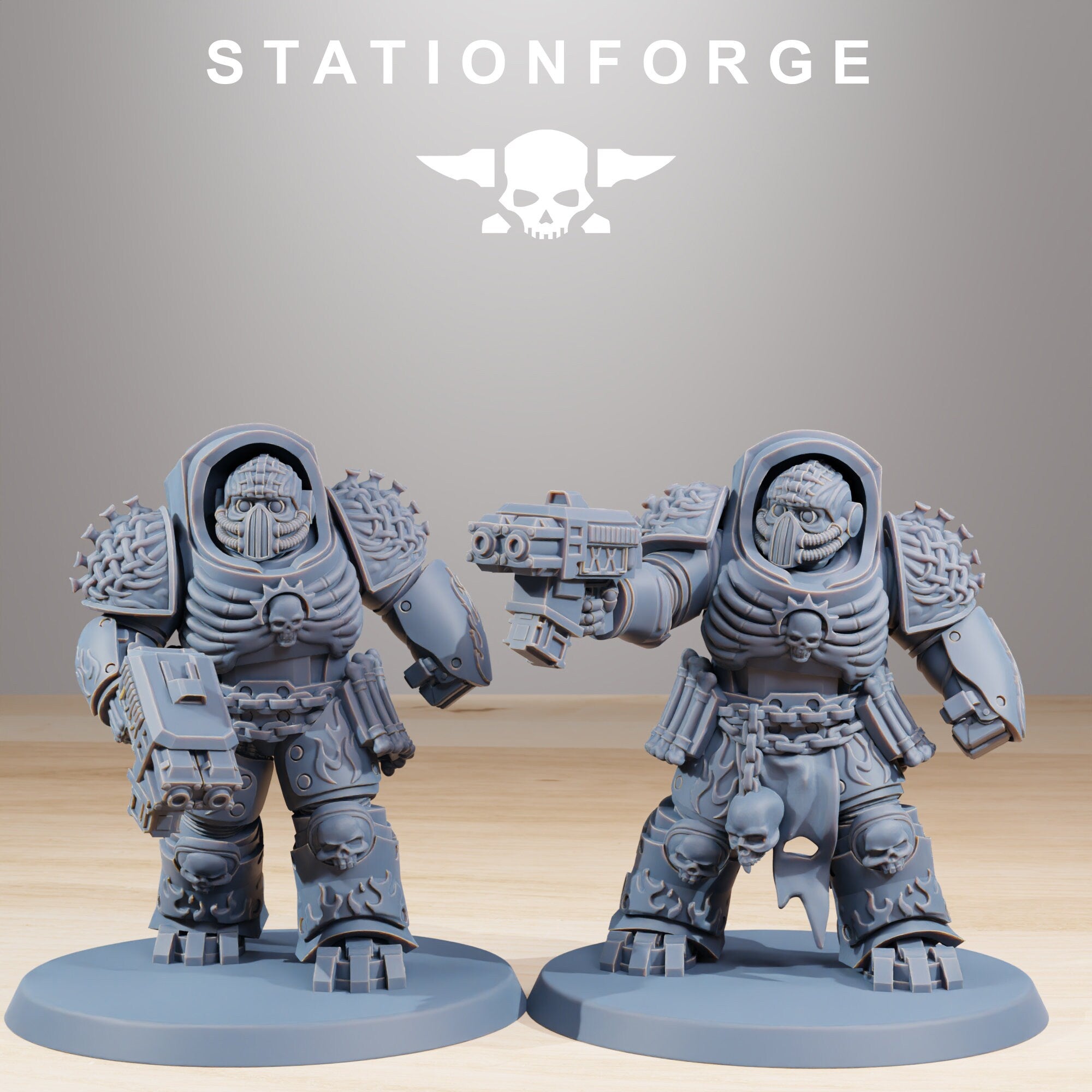 Socratis - Doom Reaper Vanguard, mechanized infantry, post apocalyptic empire, usable for tabletop wargame.