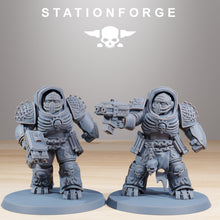 Charger l&#39;image dans la galerie, Socratis - Doom Reaper Vanguard, mechanized infantry, post apocalyptic empire, usable for tabletop wargame.
