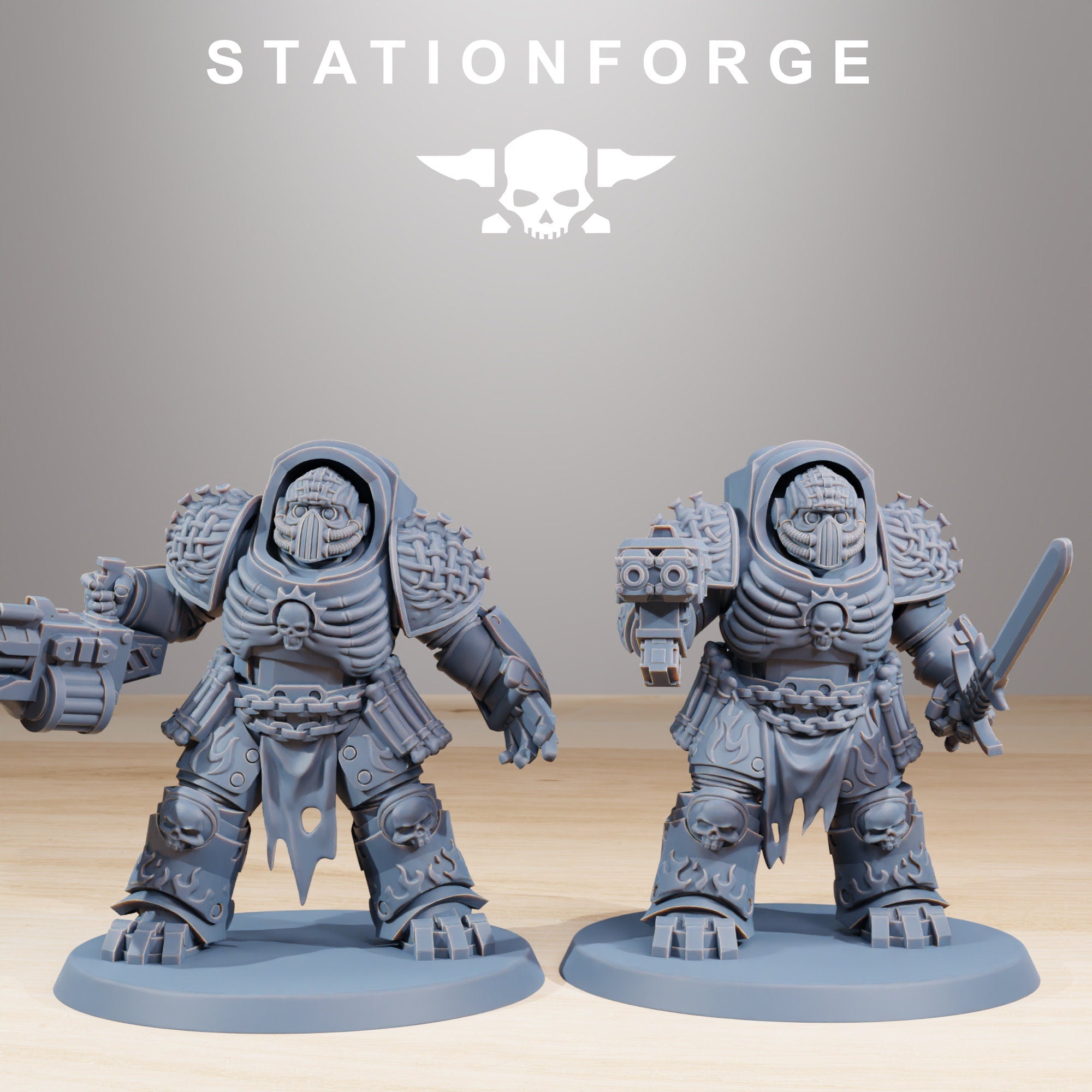 Socratis - Doom Reaper Vanguard, mechanized infantry, post apocalyptic empire, usable for tabletop wargame.